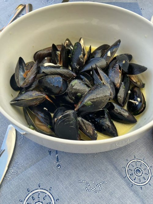 ムール貝は最高の美味しさでした