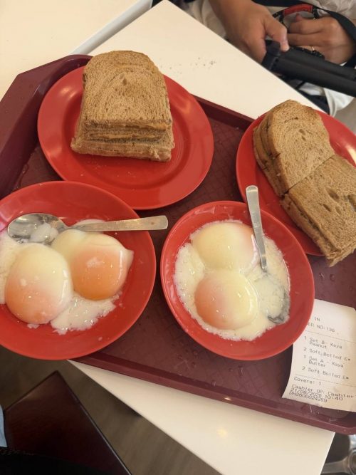 「Ya Kun Kaya Toast」で食べたカヤトースト