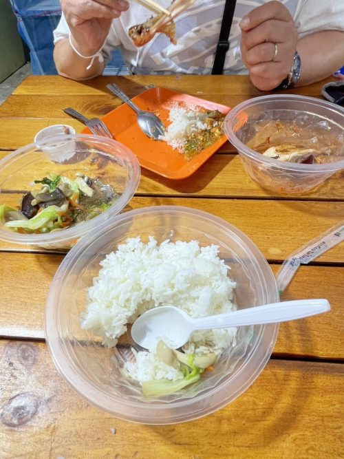 楽しみにしていた屋台ごはん