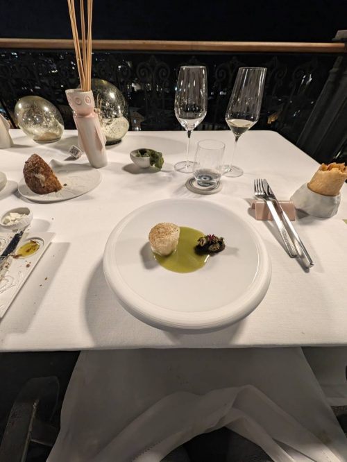 「ジョージ・レストラン」美しい景色とともに美味しい料理を堪能しました