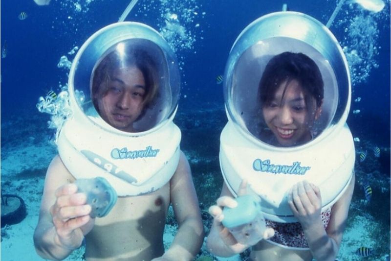 sea walker marin activity cebu philippines