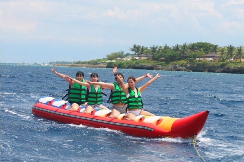 banana boat cebu philippines activity