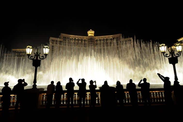 ベラージオホテル噴水ショー