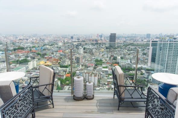 マリオットホテルザスリウォンの「YAO ROOF TOP BAR」