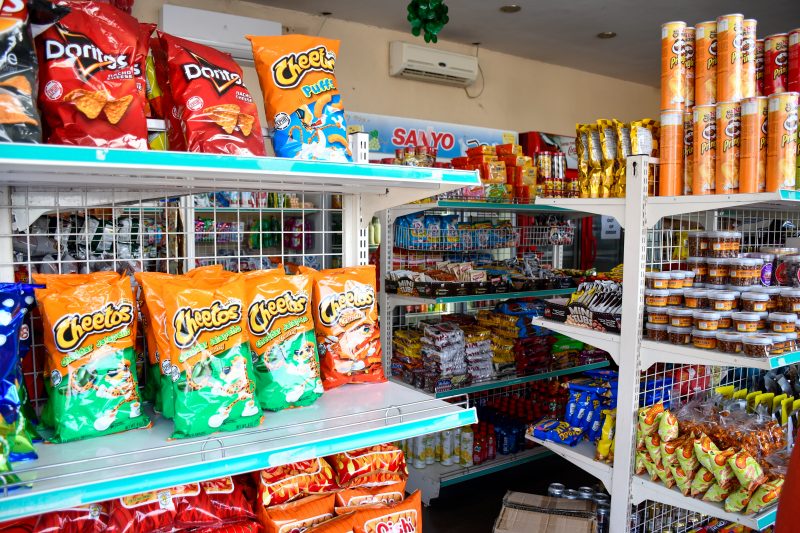 convenience store whalwshark watching in cebu philippines