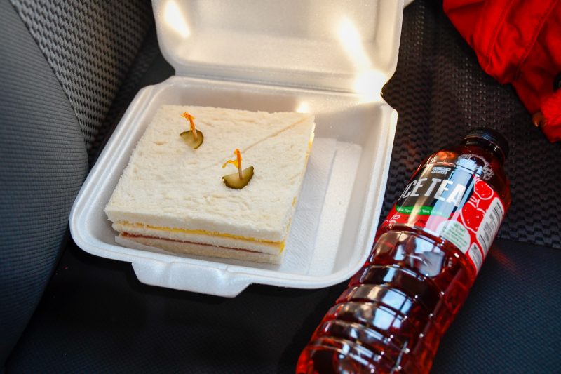 breakfast for the whaleshark tour in cebu philippines