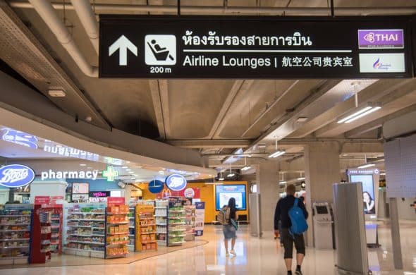 スワンナプーム空港搭乗ゲートA側