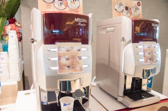 バンコクエアウェイズのラウンジで頂けるコーヒー