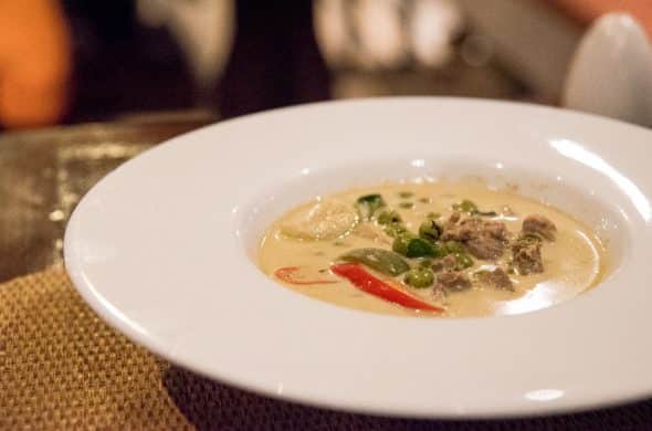 「グリーンカレー」ヴィジットリゾートのセイボリーにて