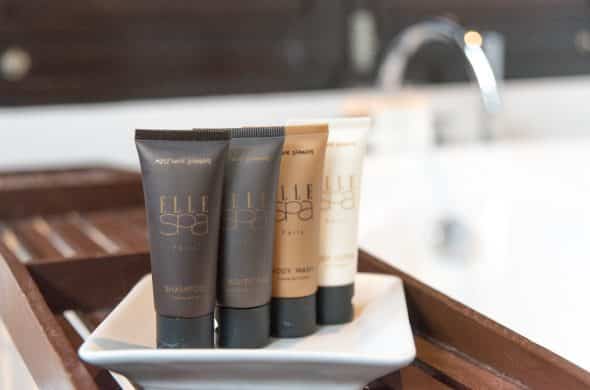 ヴィジットリゾートの客室アメニティ「ELLE」