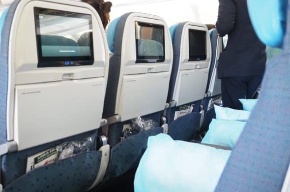 フィリピン航空 A330 機材 エコノミークラス
