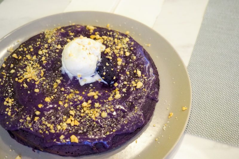 ube pancakes sunnyside cafe boracay philippines
