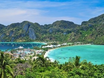 ピピ島で一番高いところにあるビューポイント