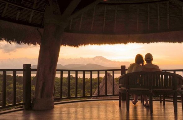 ツリートップからのサンセット