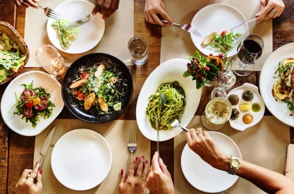 dining together