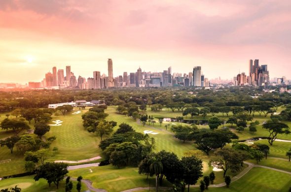 manila city panorama view
