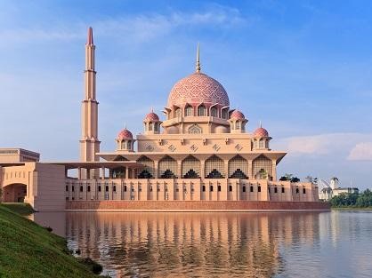 マレーシアのピンクモスク