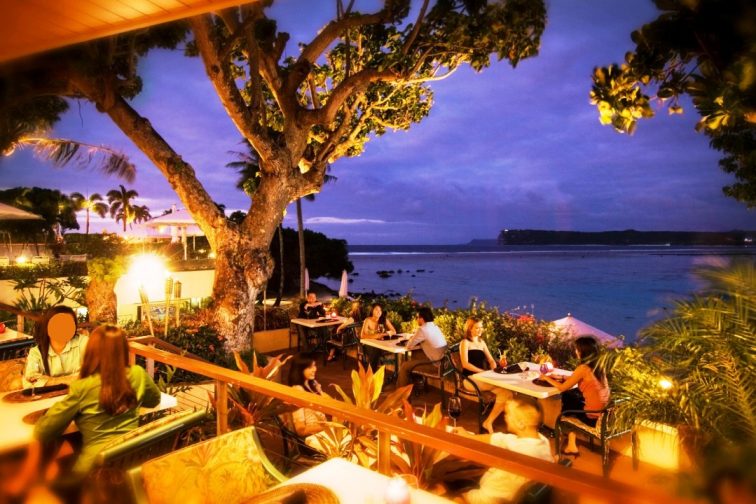 restaurant BBQ tropics in hilton guam