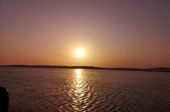 カタール インランドシー 夕陽