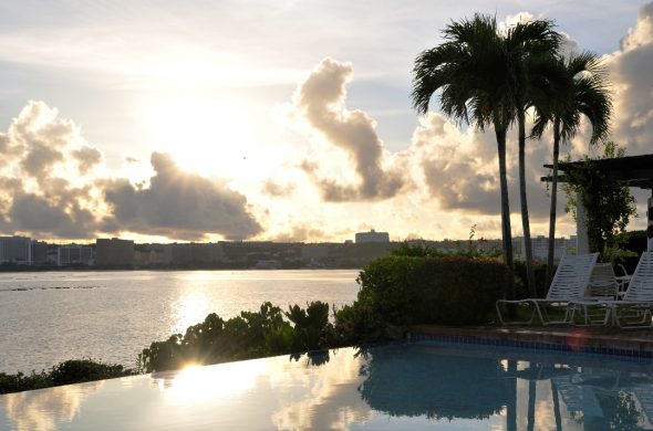 infinity pool in hilton guam
