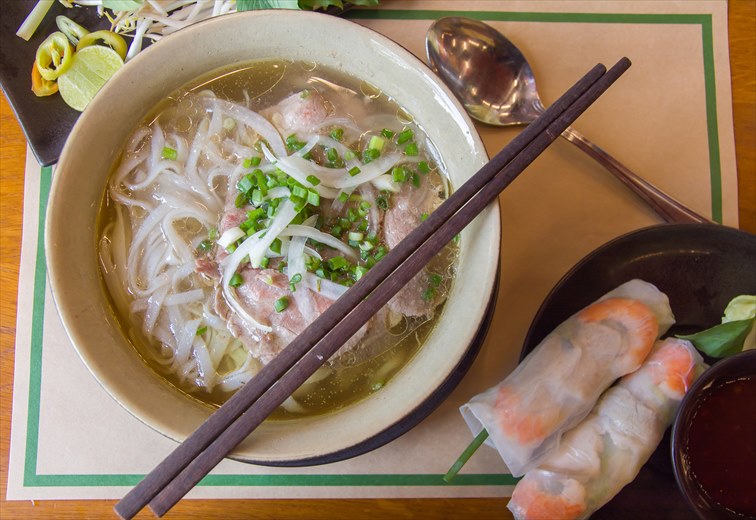 ベトナム料理はどれも野菜が多く使われていてとてもヘルシー！