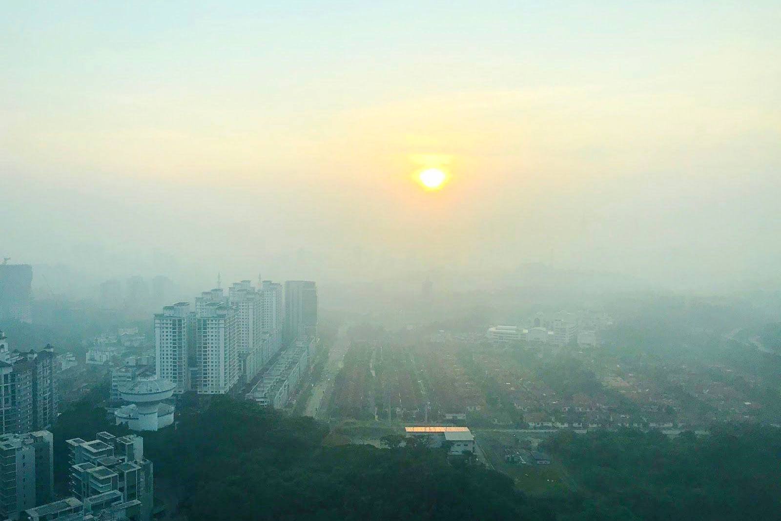 マレーシアの大気汚染「ヘイズ」