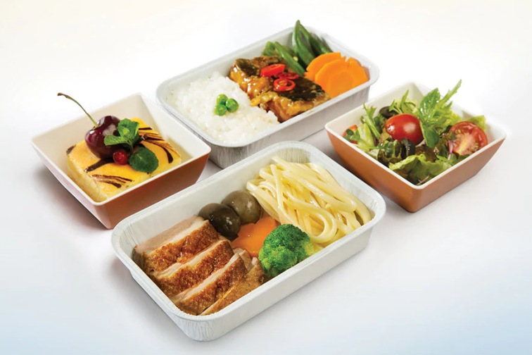 ベトナム航空のプレミアムエコノミークラスの機内食