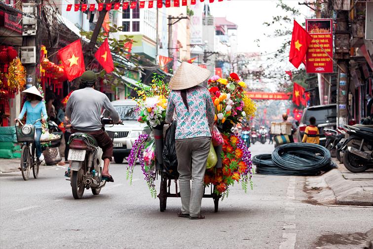 地域によって気候が異なるベトナム