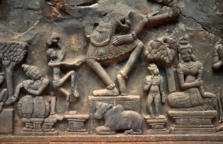 「ミーソン遺跡」ヒンドゥー教の文様や女神のレリーフ
