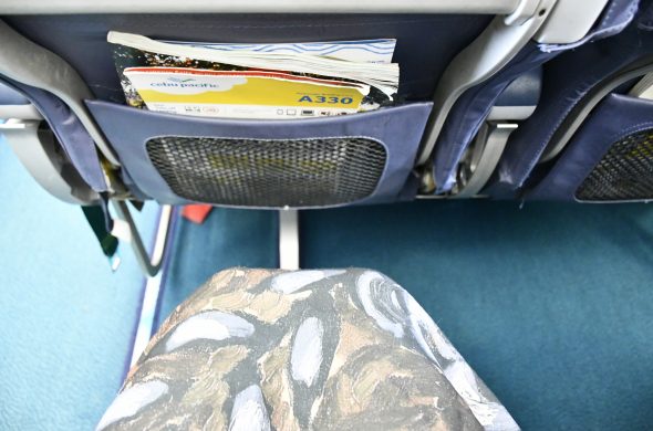 セブパシフィック航空 座席の様子