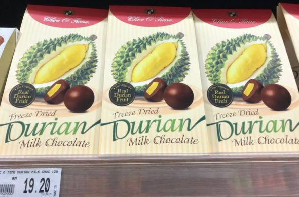 マレーシアのお土産「ドリアンチョコ」