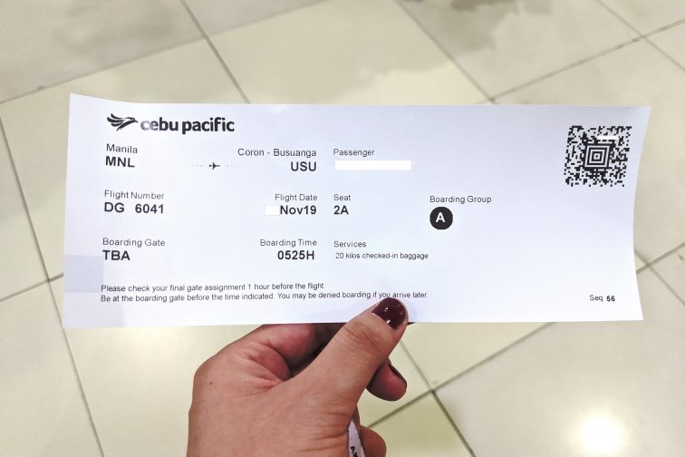 got a cebu pacific air ticket