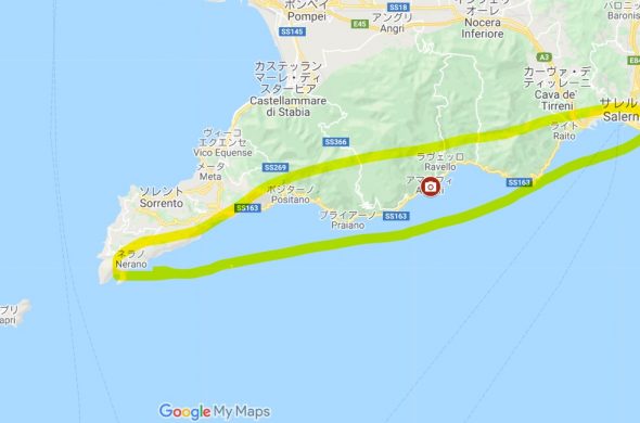 アマルフィ海岸 MAP