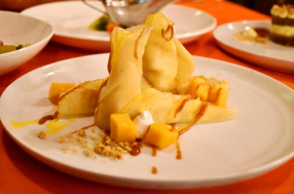 mango crepe