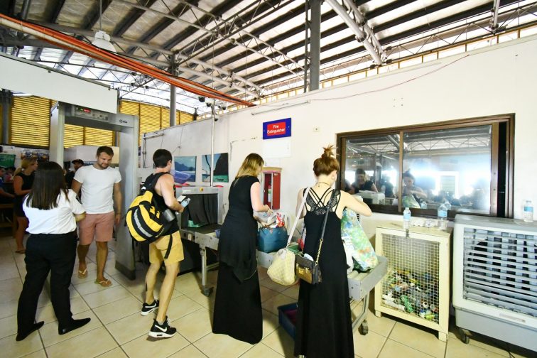 baggage check at buswanga airport