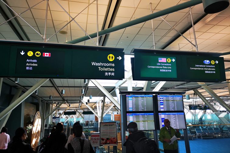 カナダ・バンクーバー空港