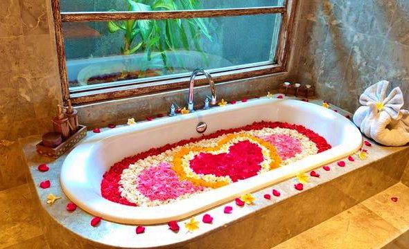 flower bath