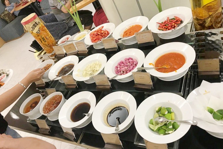 ヴィンオアシス フーコックの朝食ビュッフェ