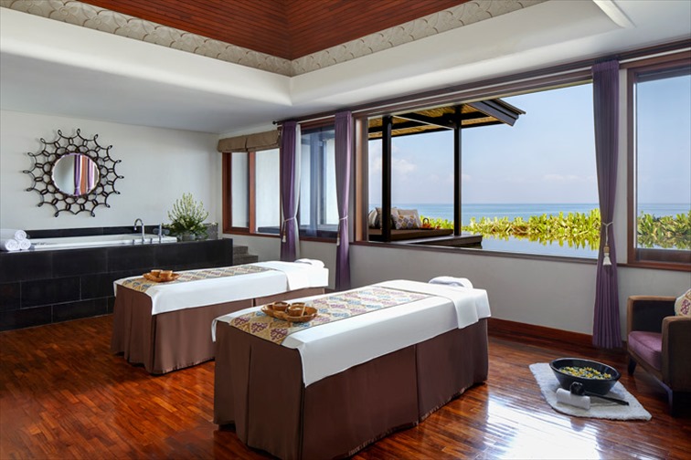 スパのオーシャンビュールーム