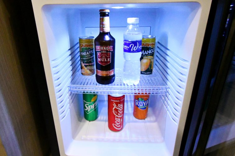 superior room twin beds_fridge