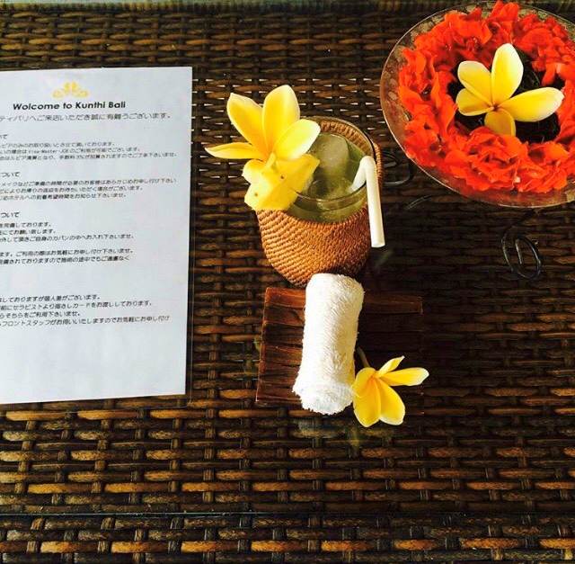 welcome drink