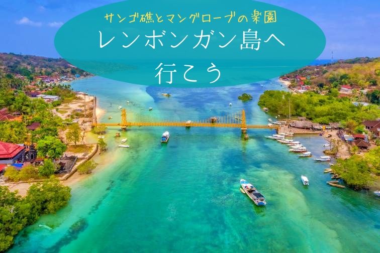 サンゴ礁とマングローブの楽園 レンボンガン島へ 行こう