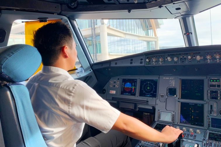 internship students on the airplaine4