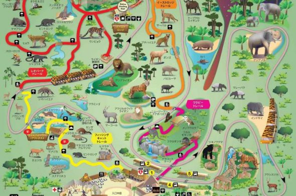シンガポール ナイトサファリ 地図