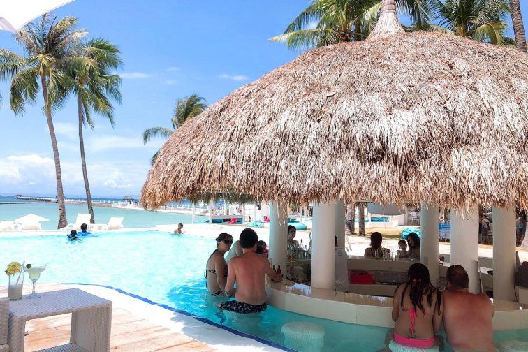 pce in Cebu resorts pool bar