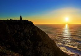 ポルトガル ロカ岬 夕陽