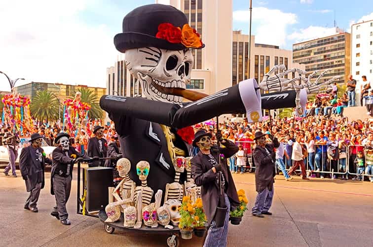 「死者の日」のパレード／イメージ