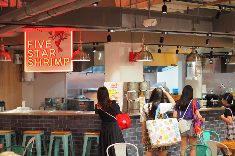 five star shrimp waikiki food hall hawaii