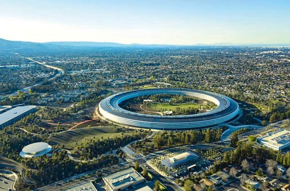 2017年に完成したアップルの新本社：Apple Park（アップルパーク）