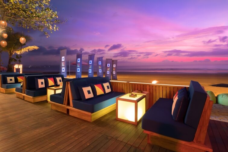 Sunset On Seminyak Beach Deck 2